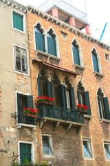 Venice, palace with Moorish windows