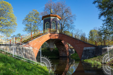 Bridge across canal in Alexander's park