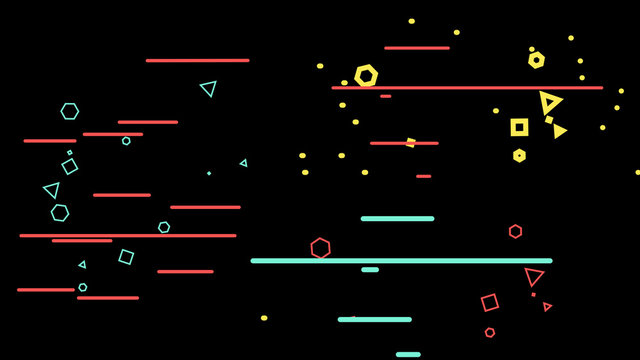 Geometric Sliding Lines Overlays