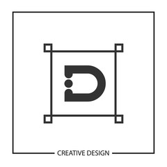 Initial Letter D Logo Template Design Vector Illustration