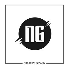 Initial Letter NG Logo Template Design Vector Illustration