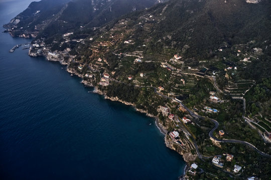 Coastline of South Italy