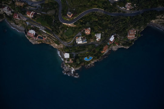 Coastline of Amalfi coast