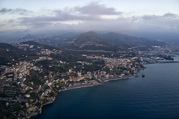 Fototapeta premium Vietri Sul Mare town from the sea
