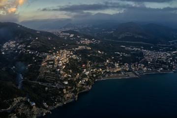 Vietri sul Mare and Salerno coastline