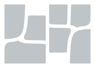 Vector Mood Board & Branding Presentation. Creative Theme Mood Board, Logo Template, Collage Frames.