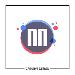 Initial Letter NN Logo Template Design Vector Illustration