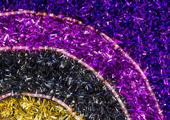 Christmas background from tinsel