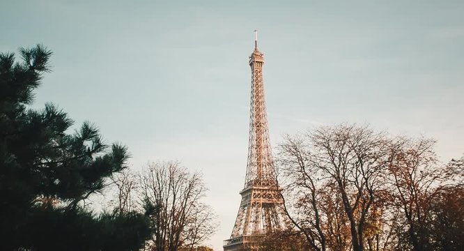 View of the Eiffel Tower in Paris