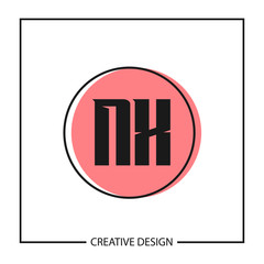 Initial Letter NX Logo Template Design Vector Illustration