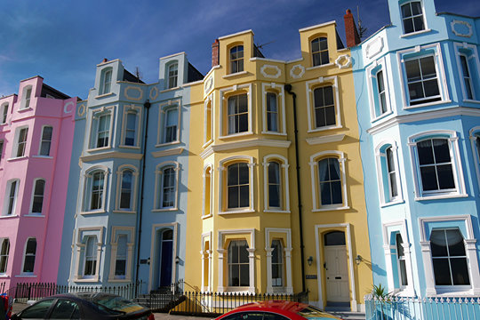 Houses ofn Tenby, Pembrokeshire