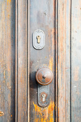 Fototapeta premium nice old handle and door