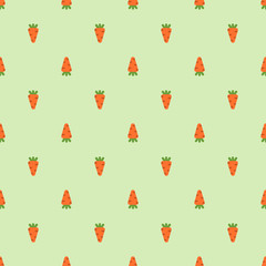 seamless pattern with carrot