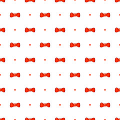 seamless pattern with bow