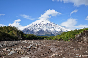 volcano in Kamchatka
