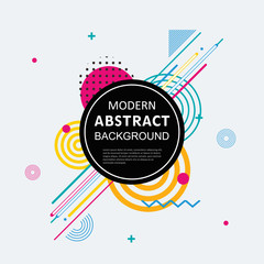 Modern abstract geometric pattern design and background. Use for modern design, cover, poster, template, brochure, decorated and flyer.