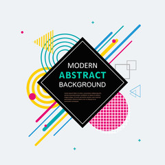 Modern abstract geometric pattern design and background. Use for modern design, cover, poster, template, brochure, decorated and flyer.