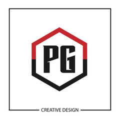 Initial Letter PG Logo Template Design Vector Illustration