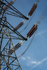 Overhead electric power lines - 231254659
