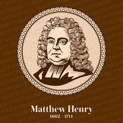Matthew Henry (1662-1714) was a nonconformist minister and author, born in Wales. He is best known for the six-volume biblical commentary Exposition of the Old and New Testaments.