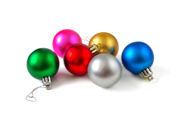 Colorful Christmas balls