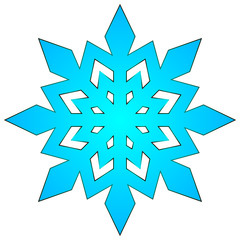 vector snowflake pattern
