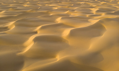 Fototapeta na wymiar aerial view of Al Qudra desert 