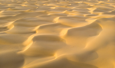 Fototapeta na wymiar aerial view of Al Qudra desert near Dubai