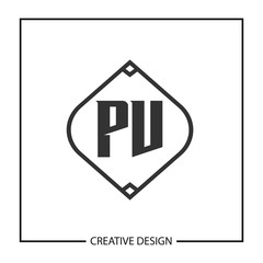 Initial Letter PV Logo Template Design Vector Illustration
