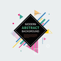 Modern abstract geometric pattern design and background. Use for modern design, cover, poster, template, brochure, decorated and flyer.