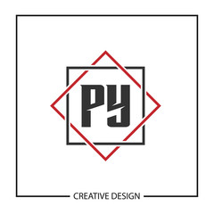 Initial Letter PY Logo Template Design Vector Illustration