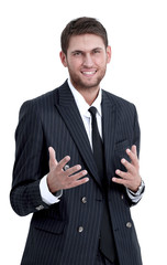 portrait of a successful young businessman.