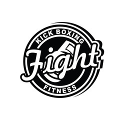 Kick Boxing and Martial arts Logo Vector