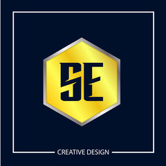 Initial Letter SE Logo Template Design Vector Illustration