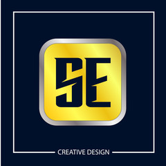 Initial Letter SE Logo Template Design Vector Illustration