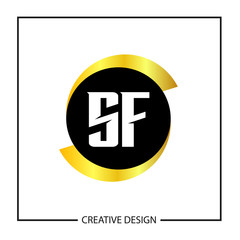 Initial Letter SF Logo Template Design Vector Illustration