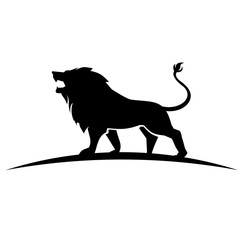 King Lion Logo Vector