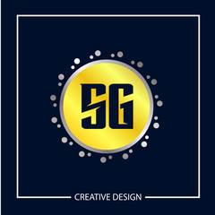 Initial Letter SG Logo Template Design Vector Illustration