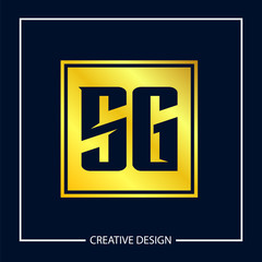 Initial Letter SG Logo Template Design Vector Illustration