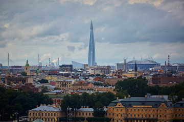 St. Petersburg from a bird's eye view