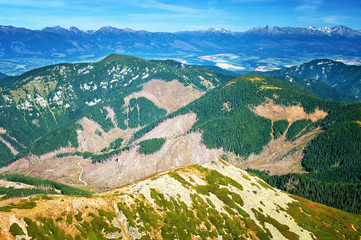 Mountain Low Tatras National Park, Slovakia.