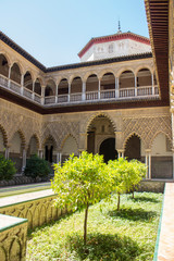 Fototapeta premium Royal Alcazar of Seville (Real Alcazar de Sevilha), Seville, Spain