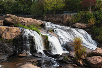 Fototapeta premium Falls Park Greenville South Carolina