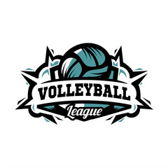 Volleyball League Logo 01