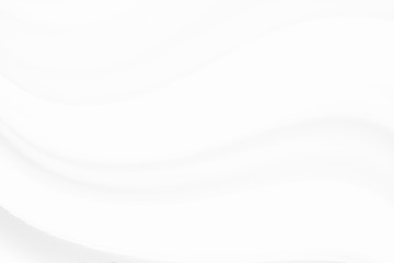 White silk or satin luxury cloth texture background. white wave background 