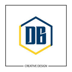 Initial Letter DB Logo Template Design Vector Illustration