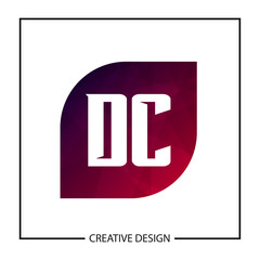 Initial Letter DC Logo Template Design Vector Illustration