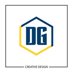Initial Letter DG Logo Template Design Vector Illustration