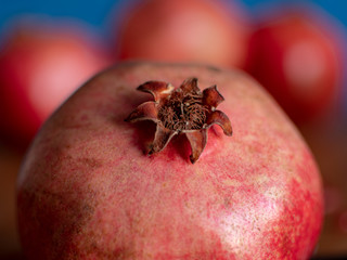 Delicious Pomegranate On The Table
