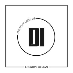 Initial Letter DI Logo Template Design Vector Illustration